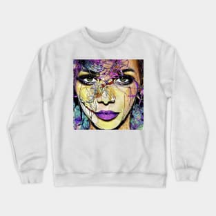 Eyes of  Halle Berry Crewneck Sweatshirt